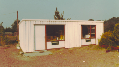 Het eerste kantoorgebouw van Group Jansen in 1972